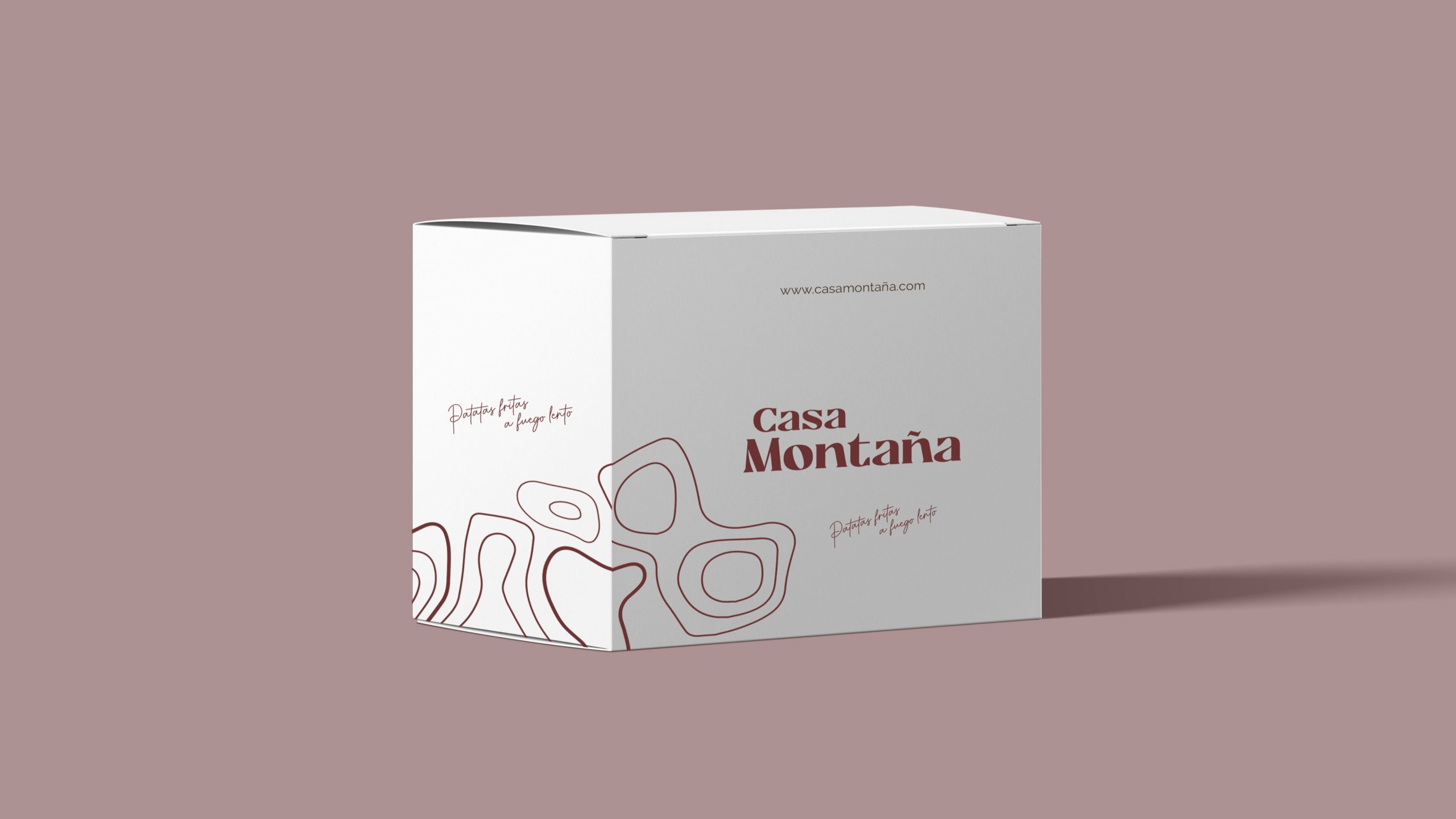 Packaging de las cajas de transporte de Casa Montaña