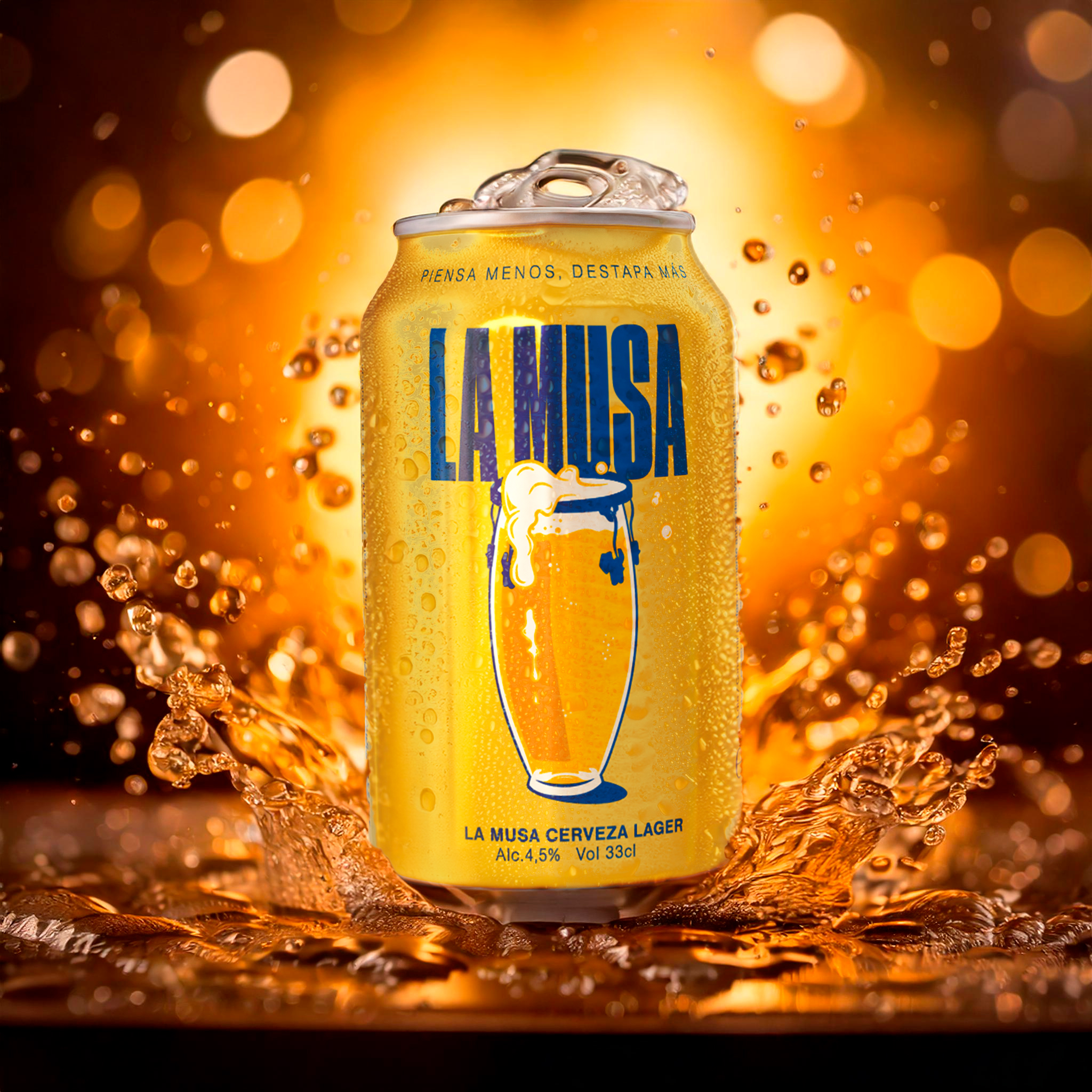 Packaging de La Musa: Un tributo a la percusión y al sabor, con un diseño innovador y llamativo.